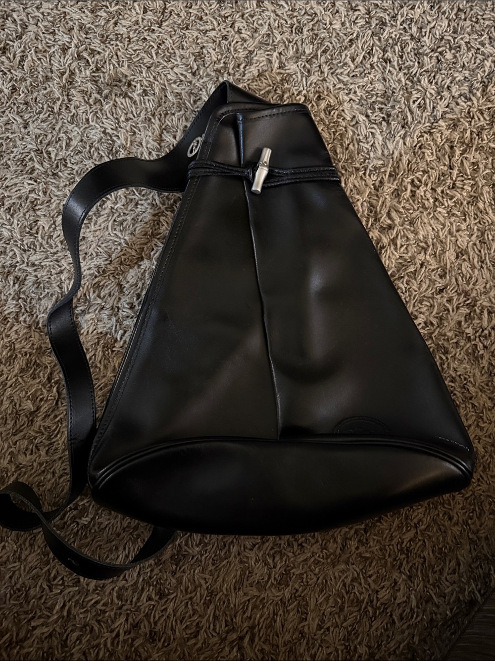 Longchamp leather Roseau bag